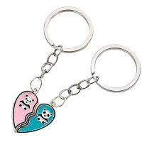 PINK & BLUE PANDAS BEST FRIENDS KEYRINGS