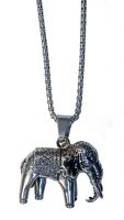 ST. STEEL ELEPHANT PENDANT