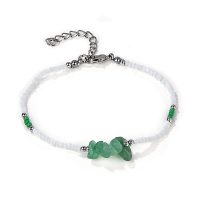 AVENTURINE CHIP ADJUSTABLE ANKLET