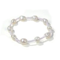 MUSKY PINK SEED BEAD BRACELET W/ PEARLS