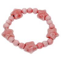 PINK STAR ELASTIC BRACELET