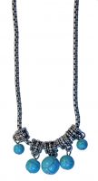 5 PIECE HOWLITE NECKLACE