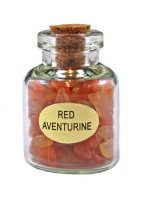 RED AVENTURINE BOTTLED SEMI PRECIOUS CHIPS