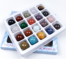 20 PIECE SPHERES SEMI GIFT BOX (2cm x 2cm)