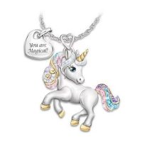 RAINBOW UNICORN PENDANT