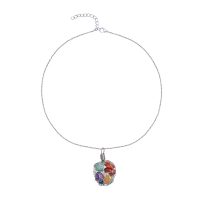 CHAKRA WIRE WRAPPED PENDANT