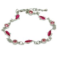 PINK GLITTER DOLPHIN BRACELET