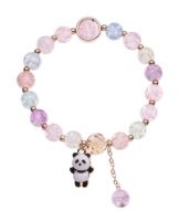 PASTEL PANDA BEADED BRACELET