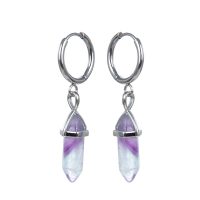 FLUORITE POINT EARRINGS