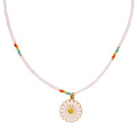 SEED BEAD CHOKER W/ DAISY