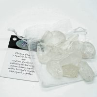 CLEAR CRYSTAL GIFT BAG – approx 80 grams