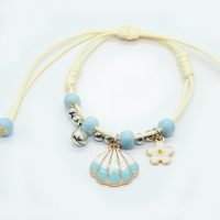 BABY BLUE BRACELET W/ BLUE CLAM