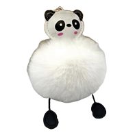 PANDA POM POM KEYRING