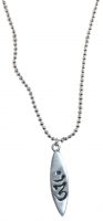 OM SYMBOL SURFBOARD ON BALL CHAIN