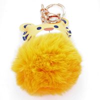 BABY TIGER POM POM KEYRING