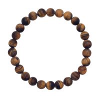 MATTE TIGER EYE MENS SIZE BRACELET