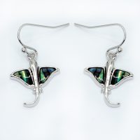 PAUA STING RAY EARRINGS