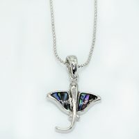 PAUA STING RAY PENDANT