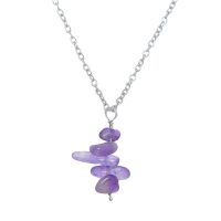 AMETHYST QUARTZ CHIP PENDANT