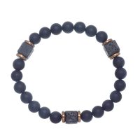 CUBE LAVA BEAD MATTE BRACELET