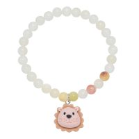 FIMO LION SEMI PRECIOUS BRACELET