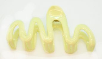 YELLOW WAVY HAIRCLIP