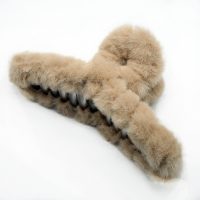 NATURAL FLEECE HAIRCLAW