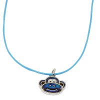 MOOD MONKEY ON BLUE CHOKER
