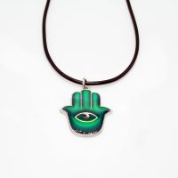 HAMSA EVIL EYE MOOD CHOKER