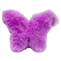 PASTEL PURPLE PLUSH BUTTERFLY KEYRING