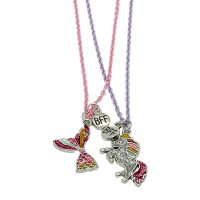 UNICORN & MERMAID TAIL BFF NECKLACE SET