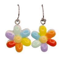 RAINBOW DAISY EARRINGS