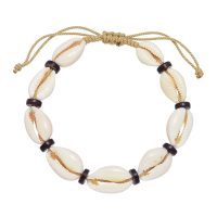 COWRIE & COCONUT ROPE ANKLET