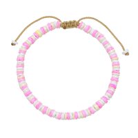 PASTEL HEISHI SHELL ROPE ANKLET
