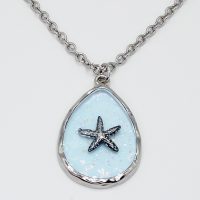 GLITTER STARFISH NECKLACE