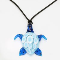 GLASS TURTLE CHOKER