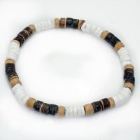 HEISHI SHELL & COCONUT BRACELET