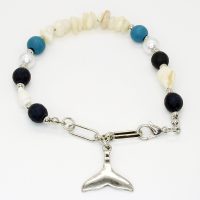 MARINE THEME WHALE TAIL BRACELET