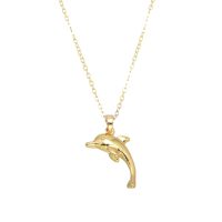GOLD CHAIN DOLPHIN PENDANT
