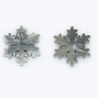 SILVER SNOWFLAKE EARRINGS