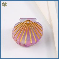 PINK AND GOLD SHELL  HAIRCLIP