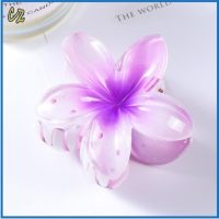 PURPLE FRANJIPANI HAIRCLIP
