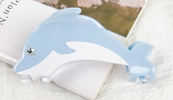 BLUE DOLPHIN HAIRCLIP