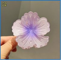 PURPLE HIBISCUS HAIRCLIP