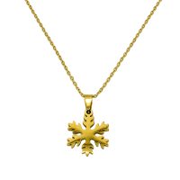 GOLD SNOWFLAKE PENDANT