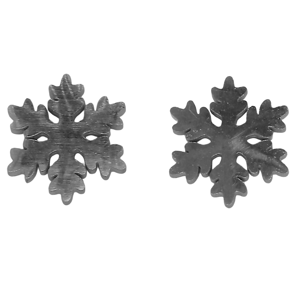 SILVER SNOWFLAKE EARRINGS