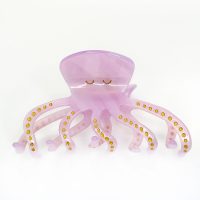 HC324 PURPLE OCTOPUS HAIRCLIP