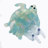 HC333 BLUE TURTLE HAIRCLIP