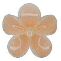 HC338 ORANGE FRANGIPANI HAIR CLIP