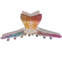 HC346 RAINBOW CLAM HAIRCLIP